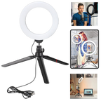 16 cm LED Ring Light with Stand