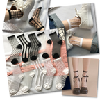 10 Pairs Transparent Fashion Socks for Women