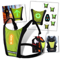 Reflective Cycling Vest With LED