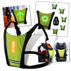 Reflective Cycling Vest With LED