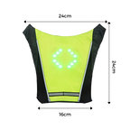 Reflective Cycling Vest With LED