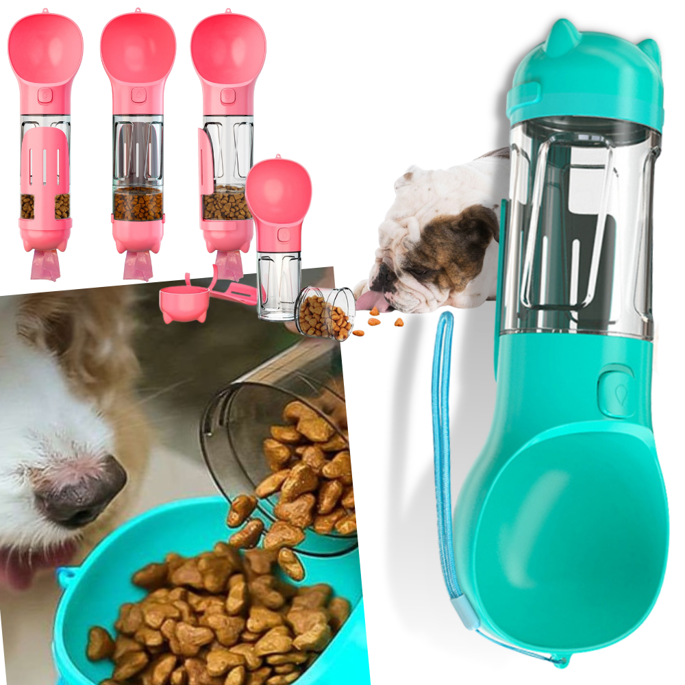 Portable Pet Feeder & Water Bottle