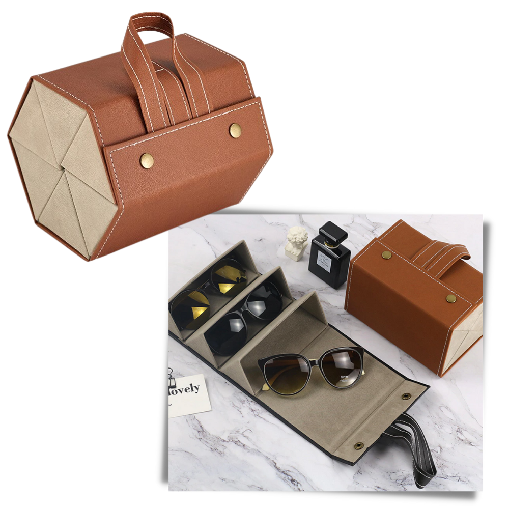 Boîte de rangement pour lunettes