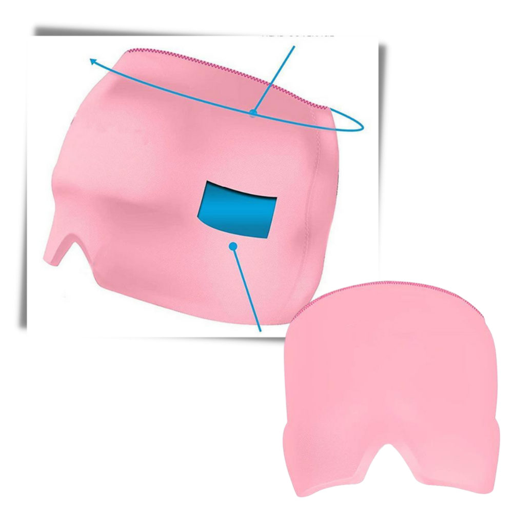 Bonnet anti migraine à thérapie chaud-froid
