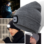 Bonnet avec lumière LED