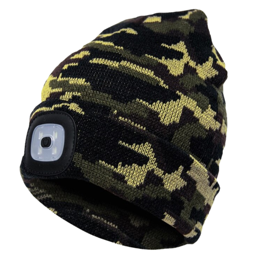 Bonnet avec lumière LED