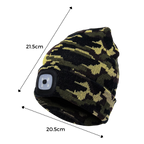 Bonnet avec lumière LED