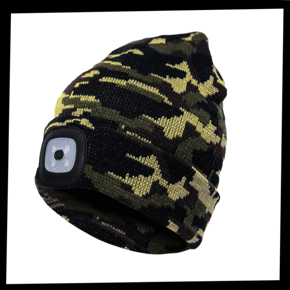 Bonnet avec lumière LED
