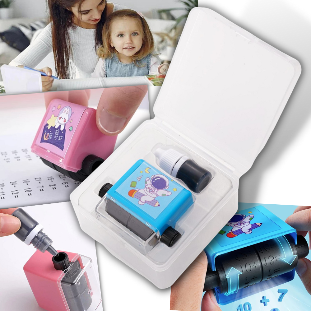 Maths Sums Practice Stamp