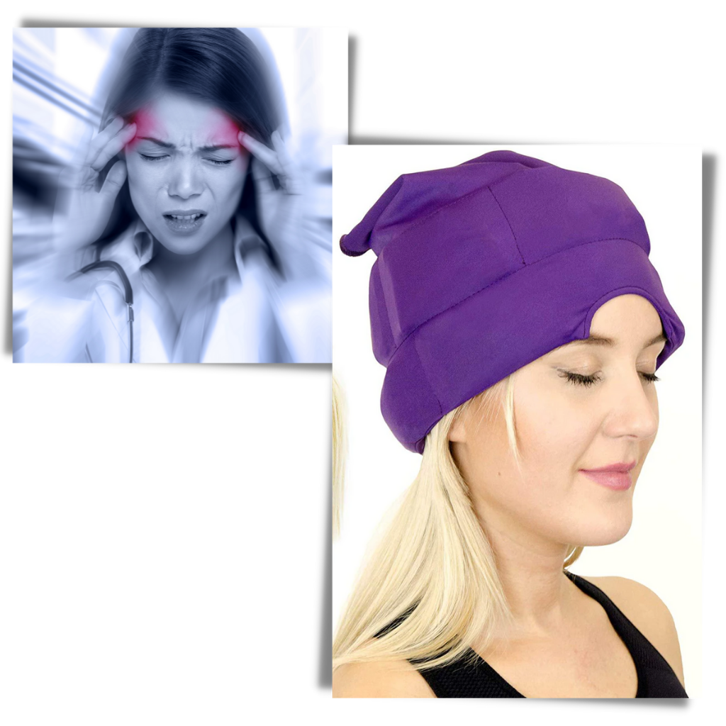 Bonnet anti-maux de tête et anti-migraine