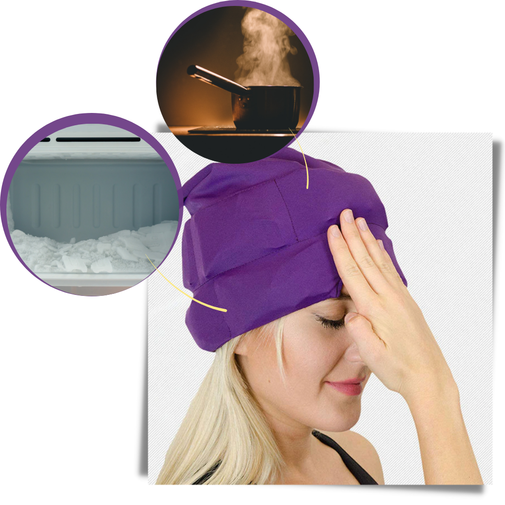 Bonnet anti-maux de tête et anti-migraine
