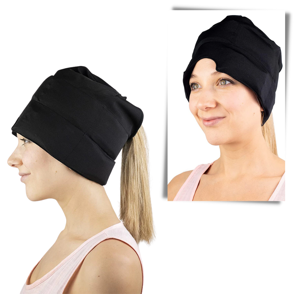 Bonnet anti-maux de tête et anti-migraine