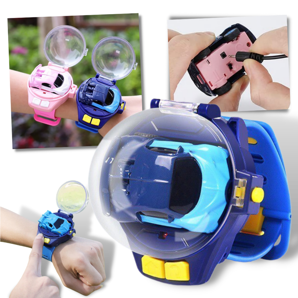 Rechargeable Remote Controlled Car Watch