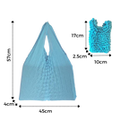 Pleated Stretch Shopping Bag