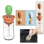 Oil Glass Bottle with Brush