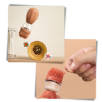 Oil Glass Bottle with Brush