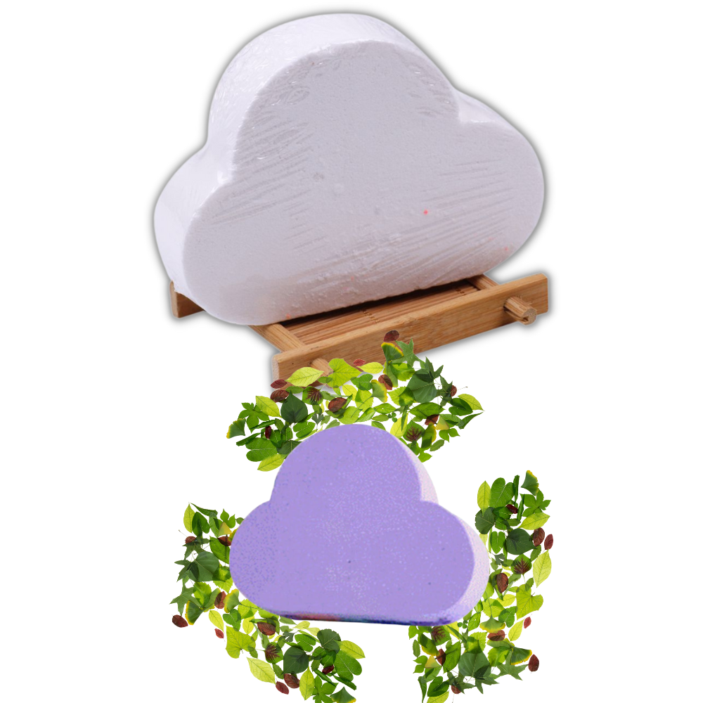 Bombe de bain aux sels de mer colorés