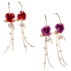 Rose Tassel Earrings