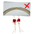 Rose Tassel Earrings