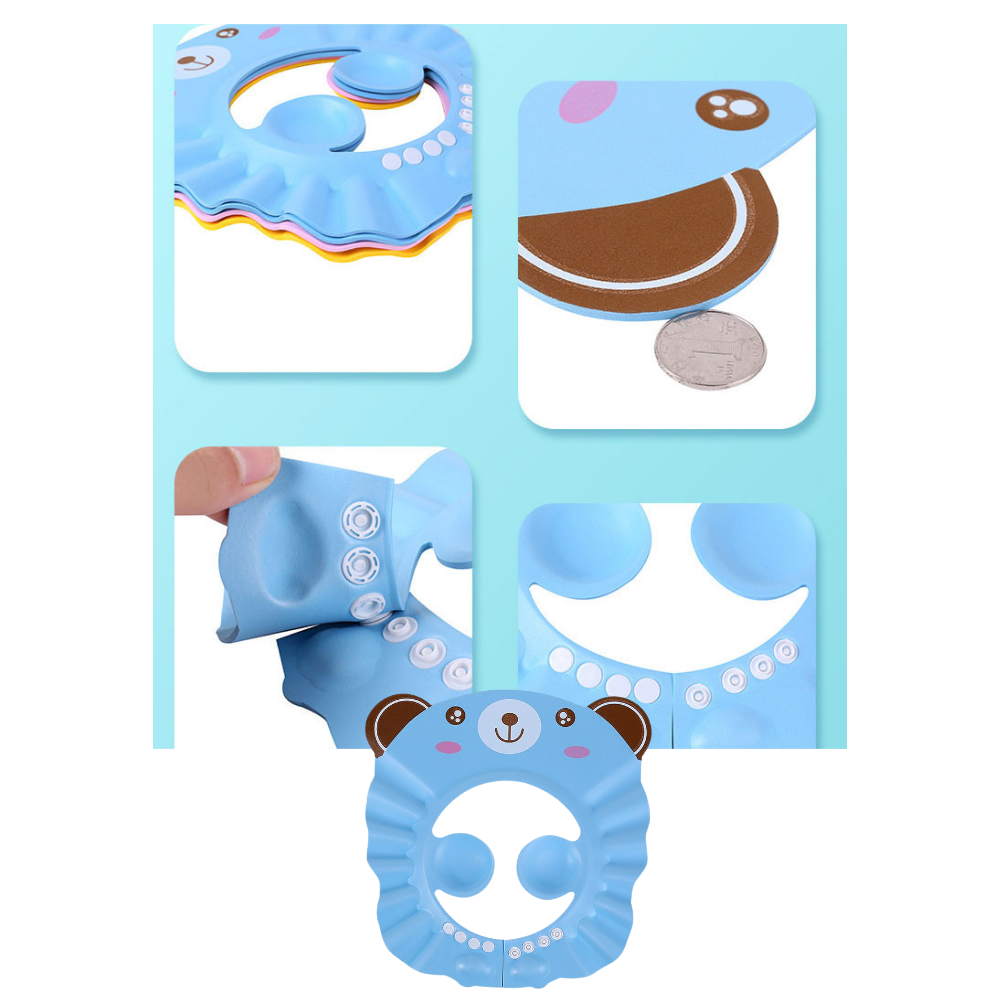 Bonnet de douche et protège-oreilles pour enfants