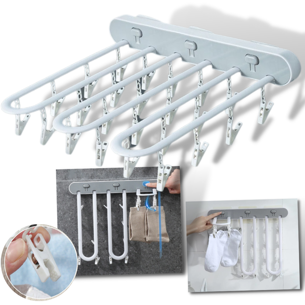 Wall-Mounted Clothes Organiser