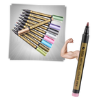 10-Pack Metallic Colour Markers