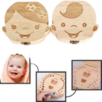 Wooden Baby Teeth Box