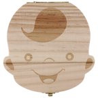 Wooden Baby Teeth Box