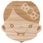Wooden Baby Teeth Box