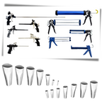 Stainless Steel Caulking Nozzle Set