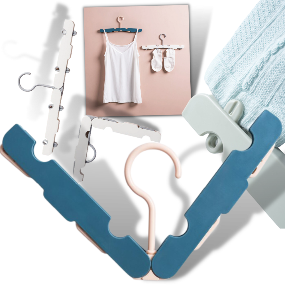 2-Pack Portable Clothes Hangers
