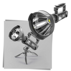 LED Flashlight & Tripod