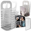 Plastic Folding Wall-Mountable Laundry Basket