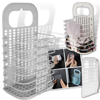 Plastic Folding Wall-Mountable Laundry Basket