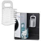 Plastic Folding Wall-Mountable Laundry Basket