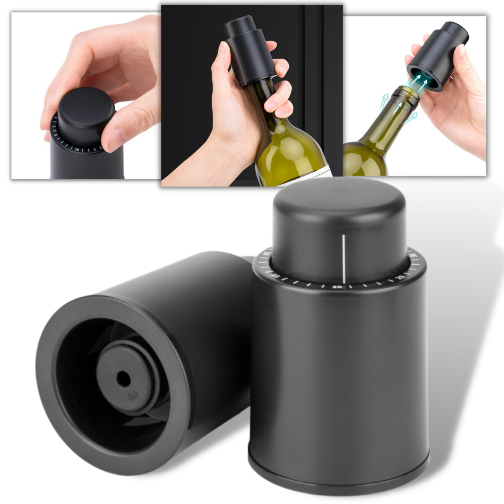 Vacuum Stopper for Wine Bottles