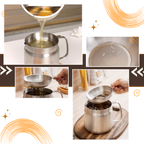 2-in-1 Stainless Steel Deep Frying Pot