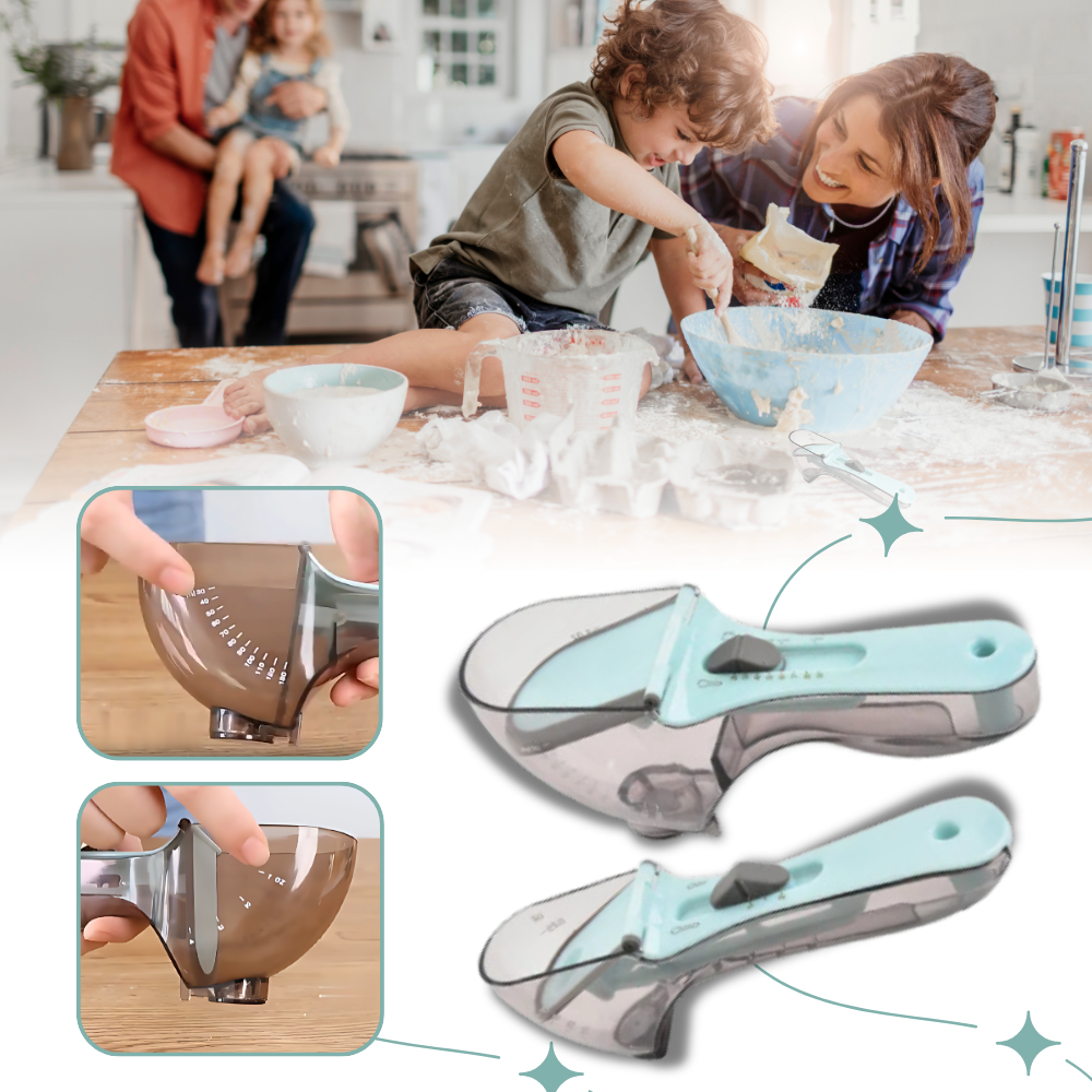 2-in-1 Adjustable Measuring Cup
