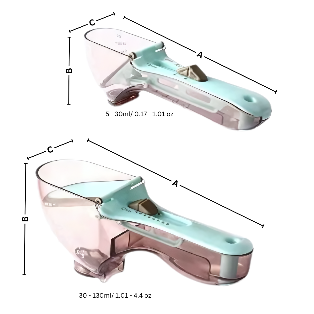 2-in-1 Adjustable Measuring Cup