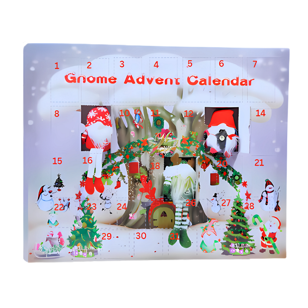 31-Day Countdown Gnome Advent Calendar