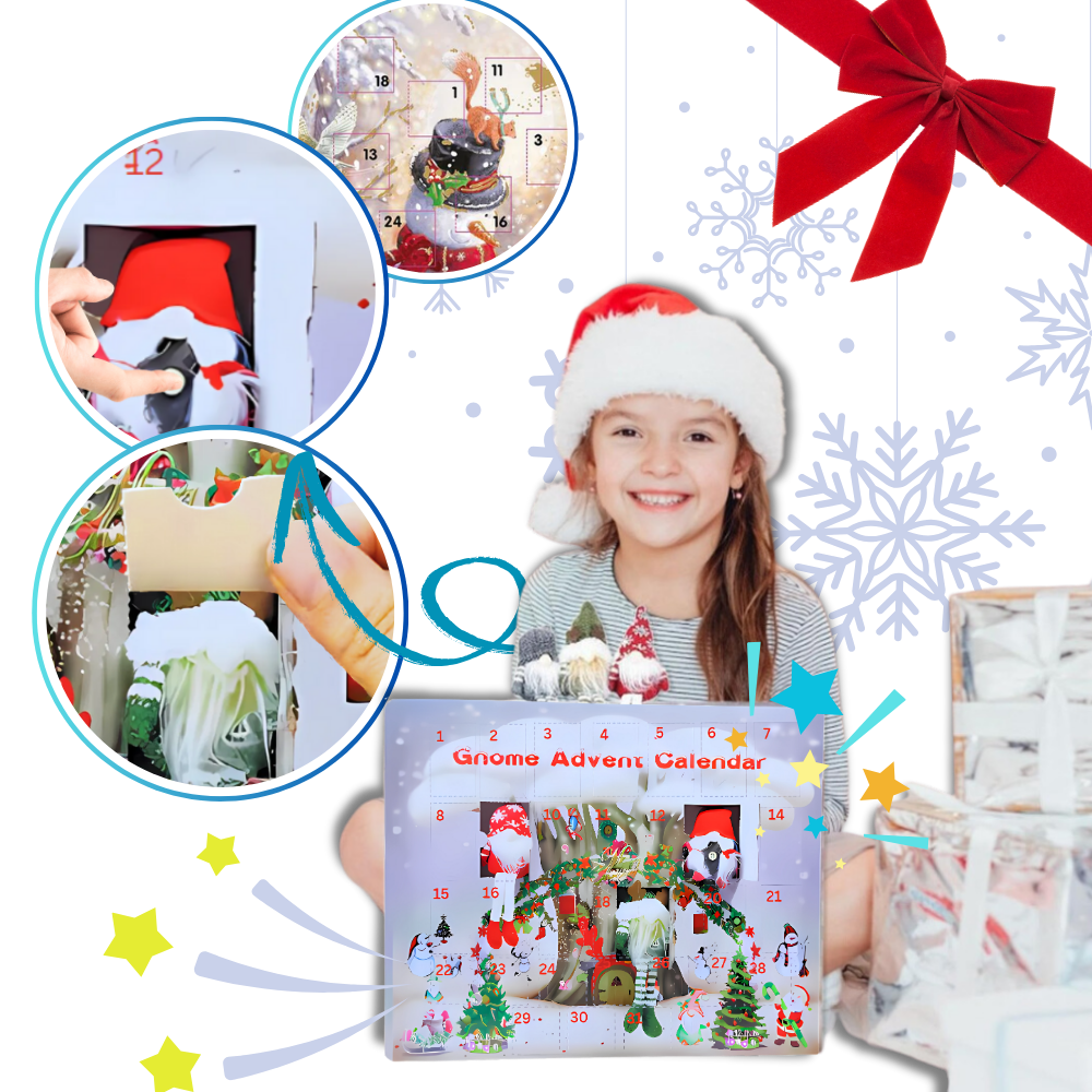 31-Day Countdown Gnome Advent Calendar