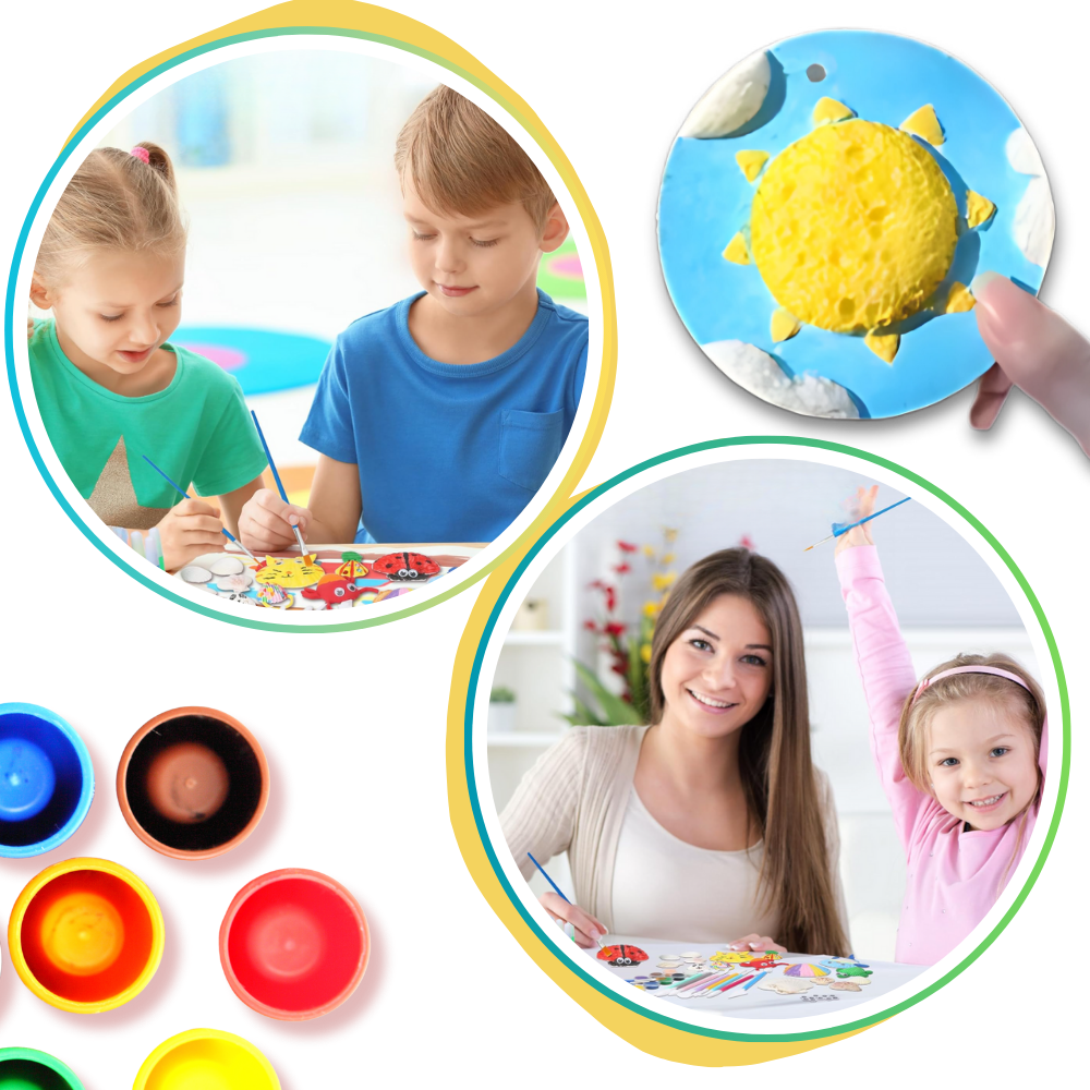 3D Foam Painting Paper