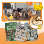 3D Pet Origami Paper