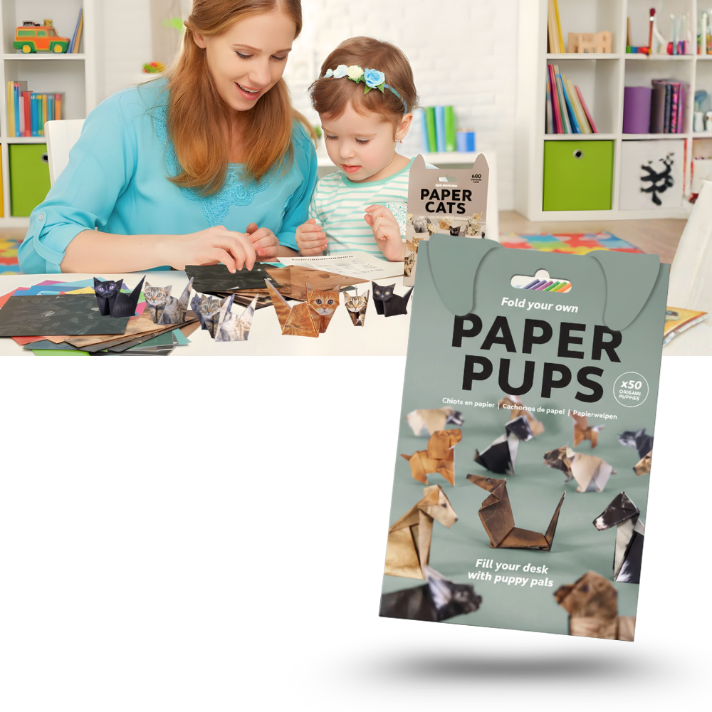 3D Pet Origami Paper