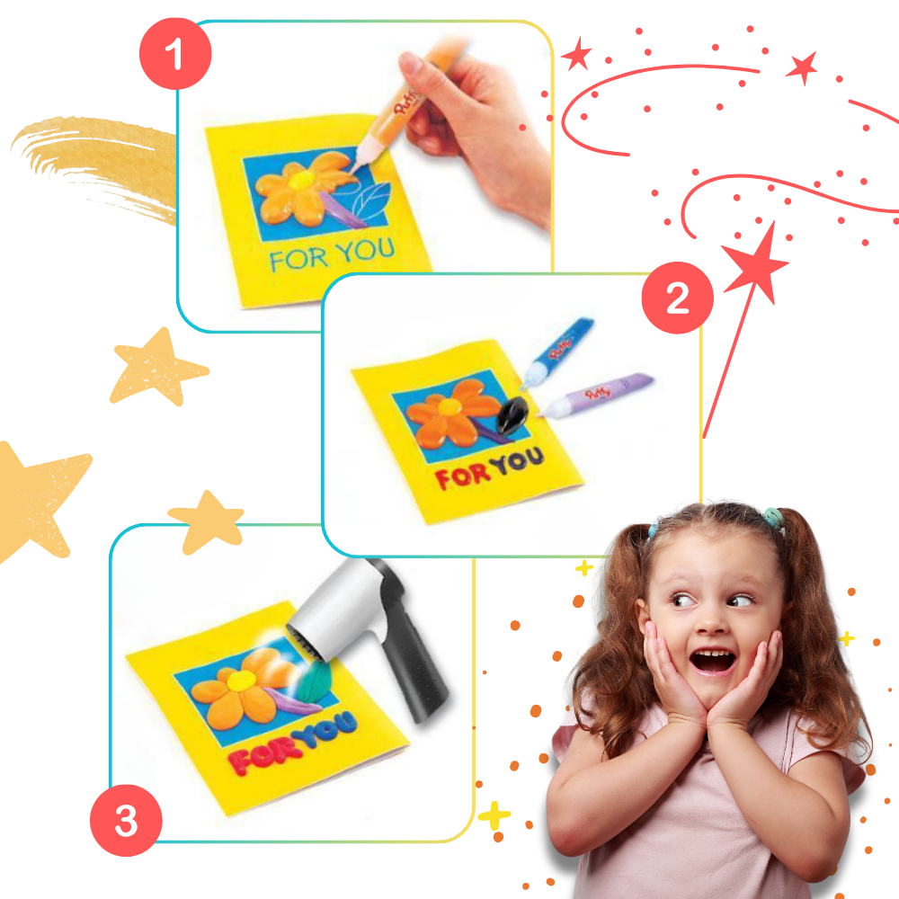 3D Puffy Bubble Popcorn Pen