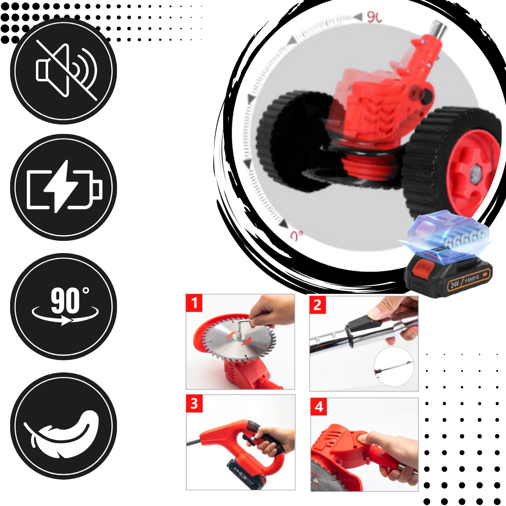 3-in-1 Cordless Grass Trimmer