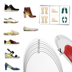 1 Pair of Firm Arch Support Insoles for Flat Feet