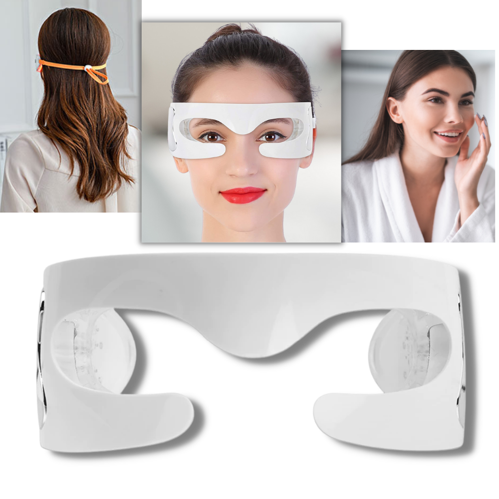LED Wrinkle Remover Massaging Eye Mask