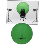 Collapsible Green Screen for Chair
