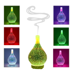 Essential Oil Diffuser Fireworks Pattern Vase Shape